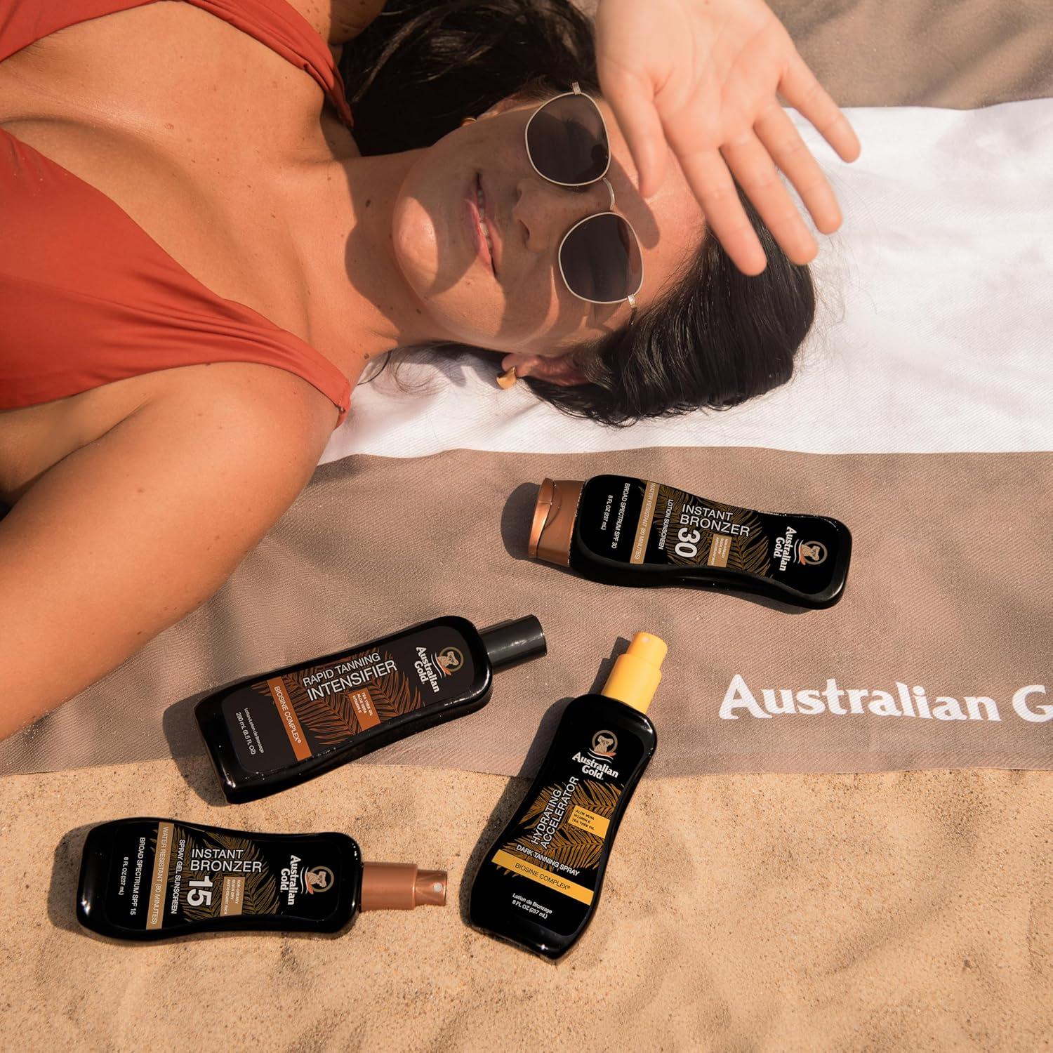 Protector Solar Gel en Spray Australian Gold SPF 15 227g
