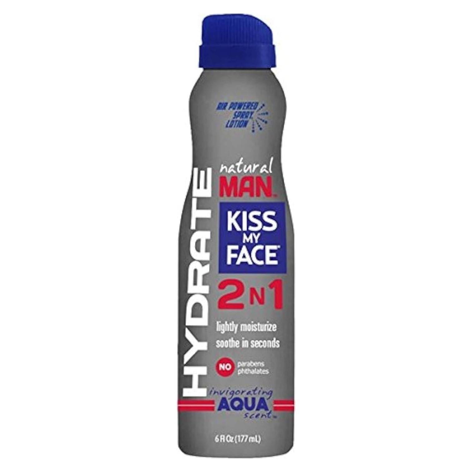 Loción Corporal en Spray Kiss My Face Aqua Revitalizante 177ml
