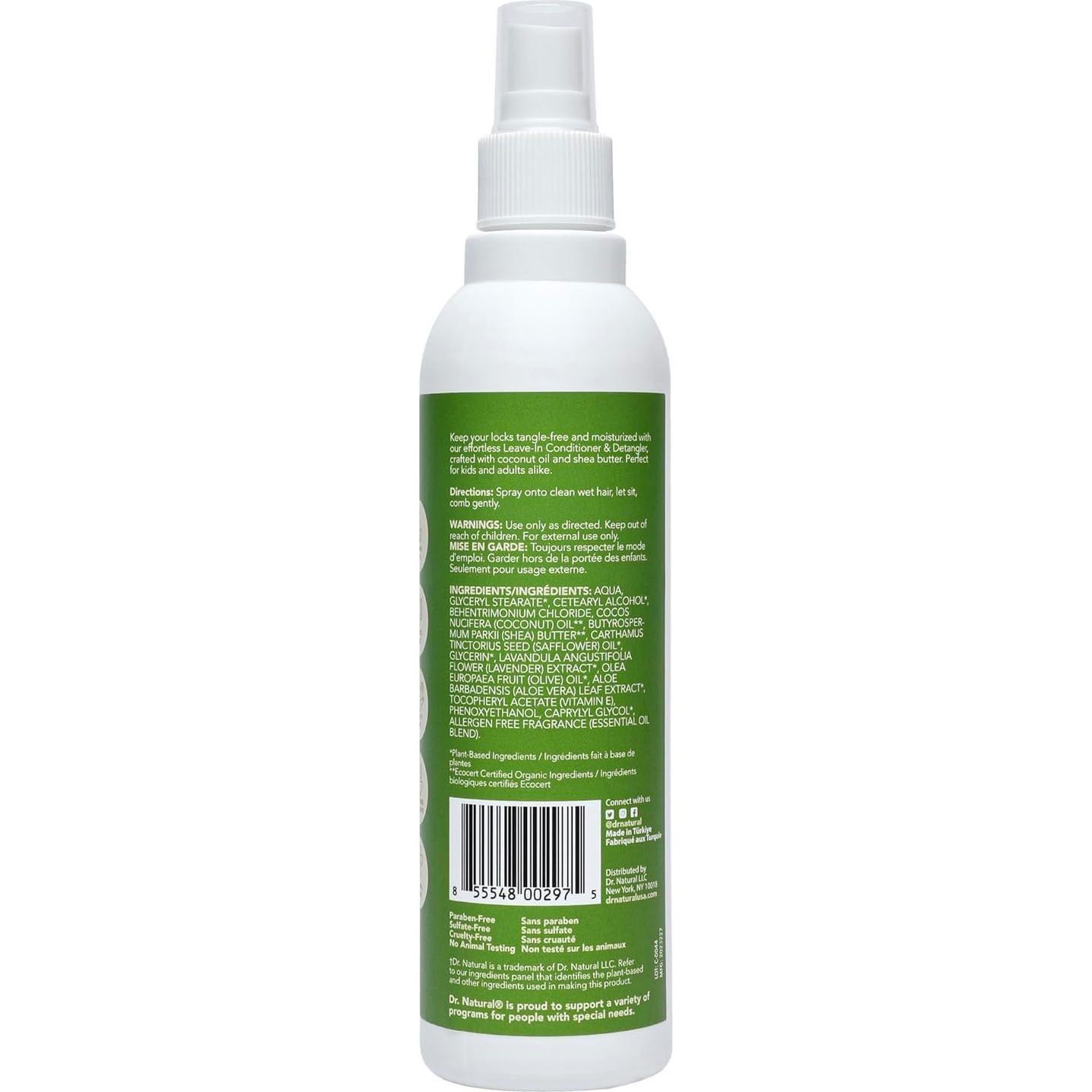 Acondicionador sin enjuague Dr. Natural 190 g - Spray desenredante