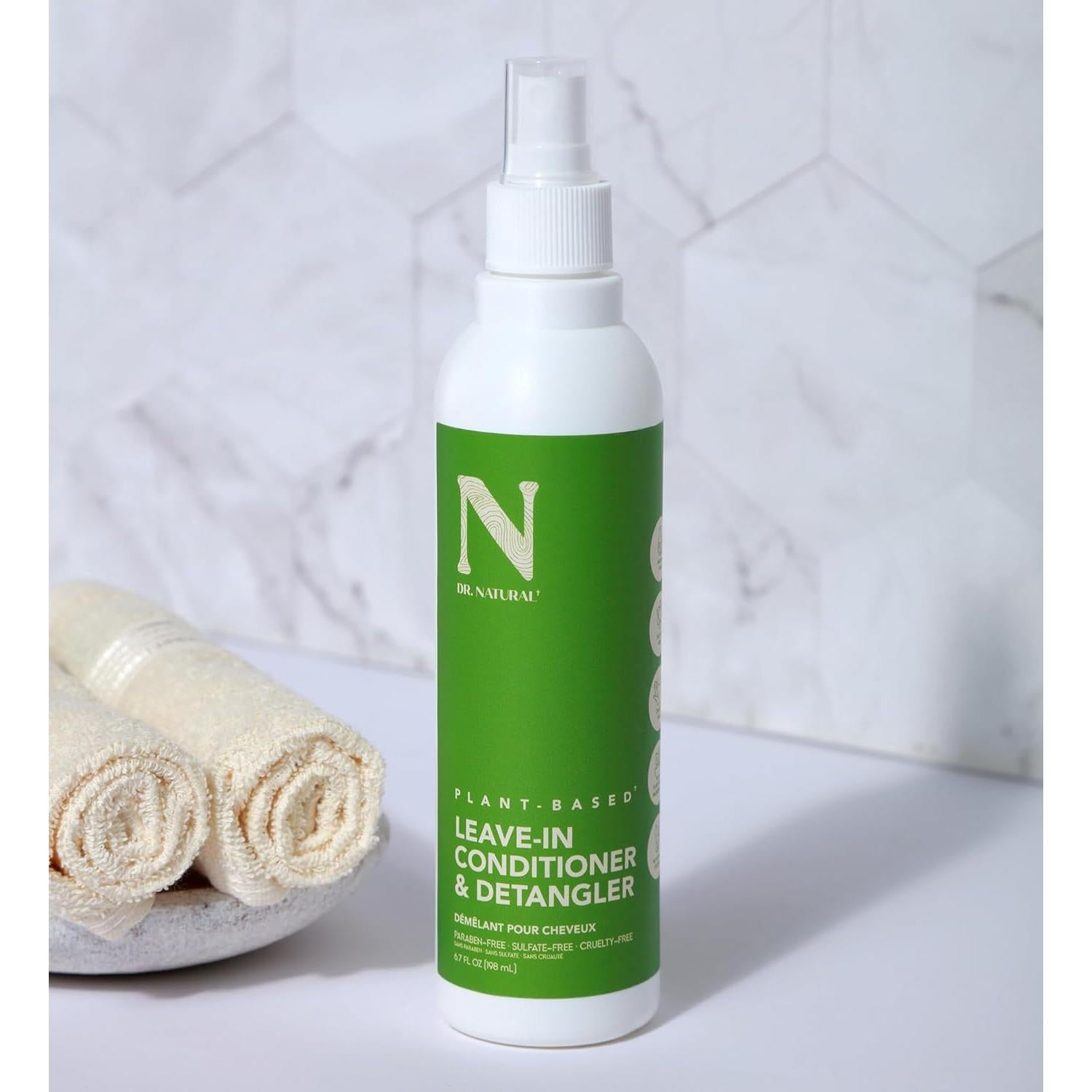 Acondicionador sin enjuague Dr. Natural 190 g - Spray desenredante