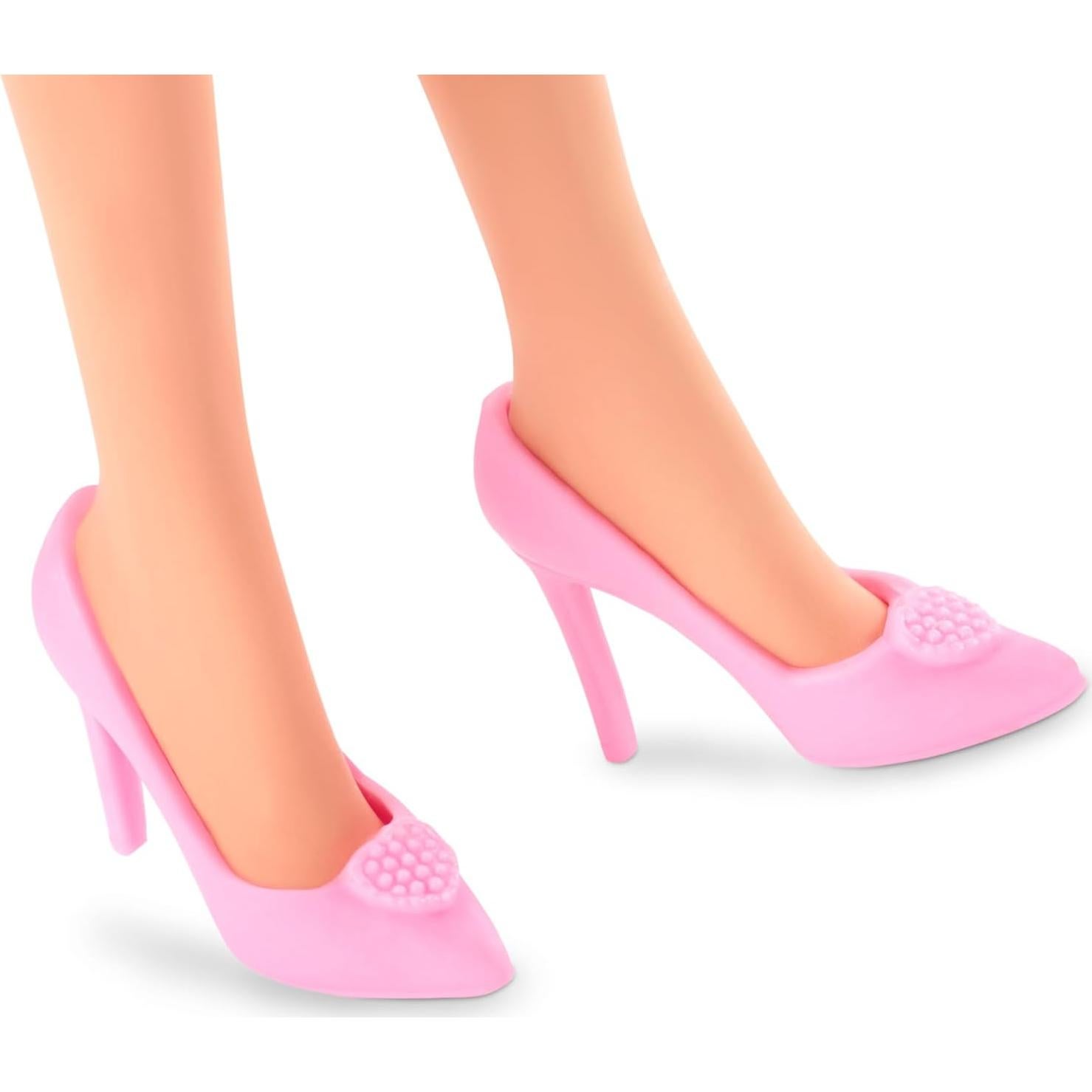 Muñeca Barbie La Película Margot Robbie Vestido Gingham Rosa