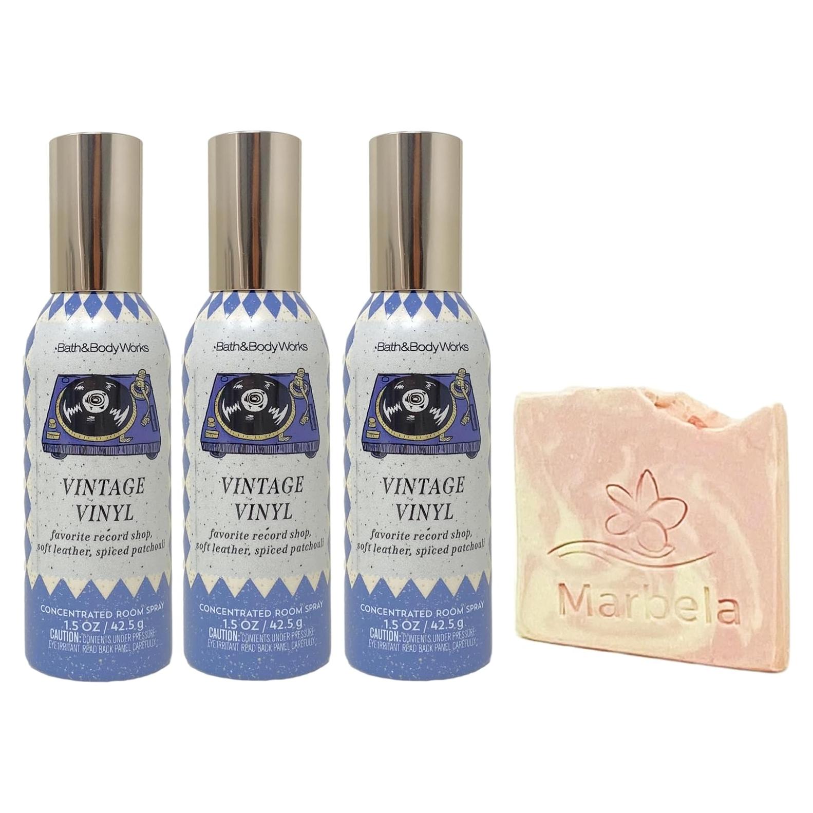 Paquete de 3 aerosoles Vintage Vinyl Bath & Body Works