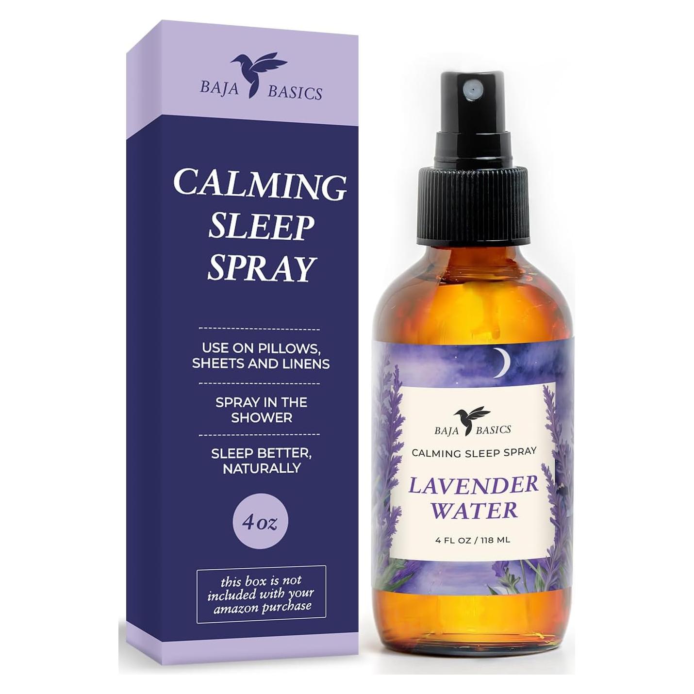 Spray de Lavanda para Dormir Baja Basics 113.4 ml - Aromaterapia Calmante