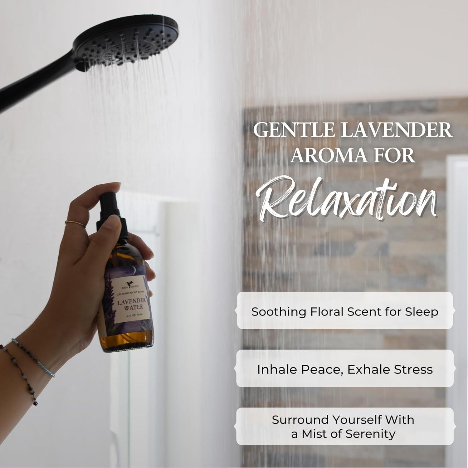 Spray de Lavanda para Dormir Baja Basics 113.4 ml - Aromaterapia Calmante