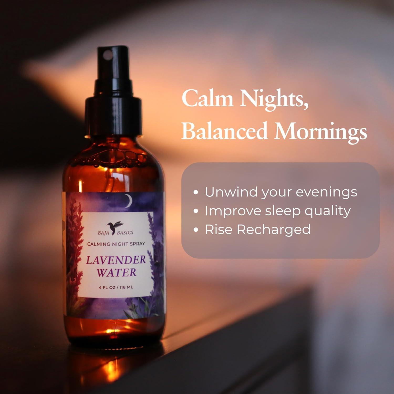 Spray de Lavanda para Dormir Baja Basics 113.4 ml - Aromaterapia Calmante