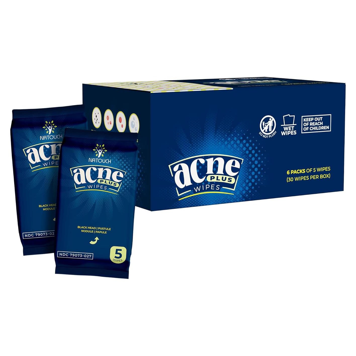 Toallitas Tratamiento Acné Natouch 321g con Ácido Salicílico