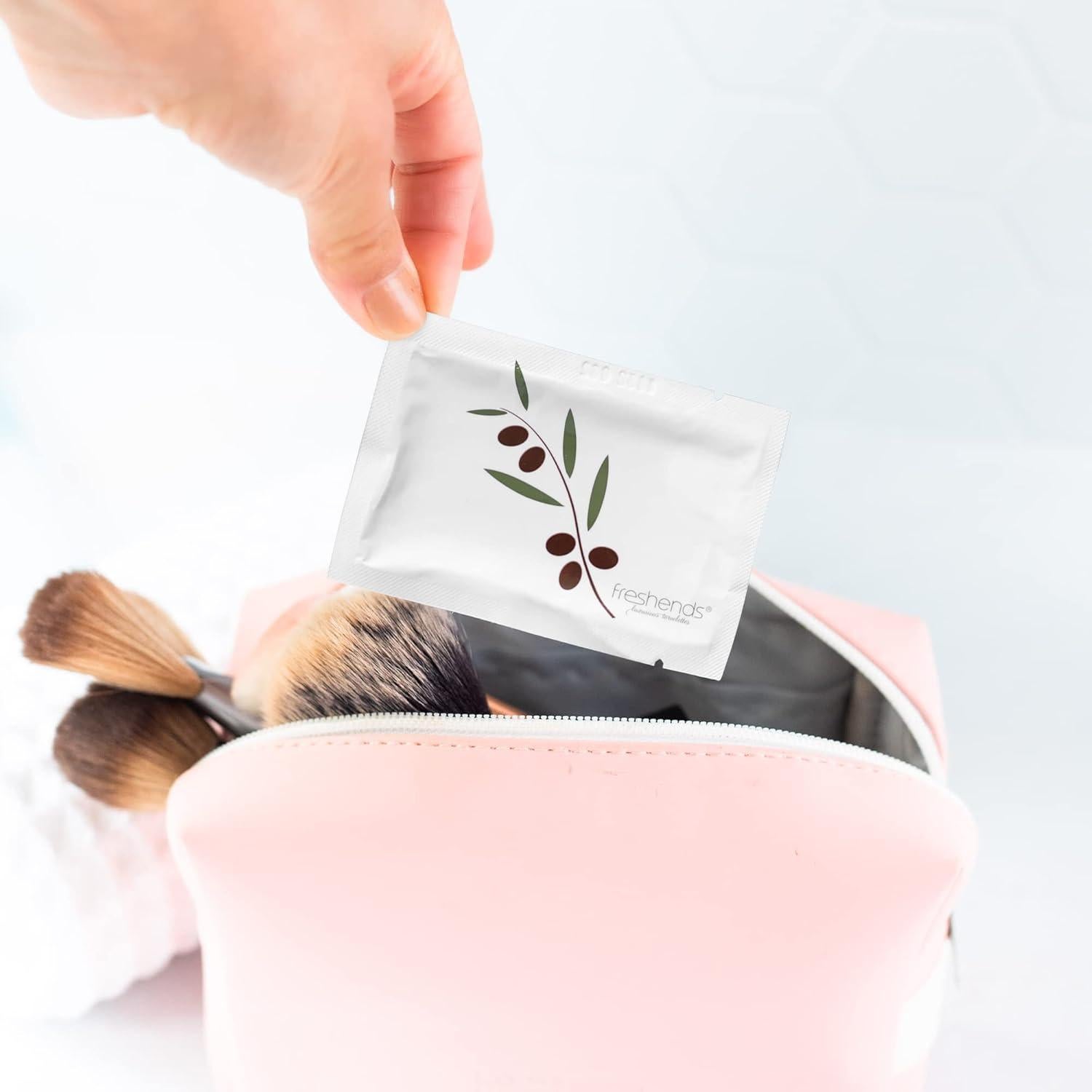 Toallitas Desechables Freshends Oliva - Paquete de 100 Unidades