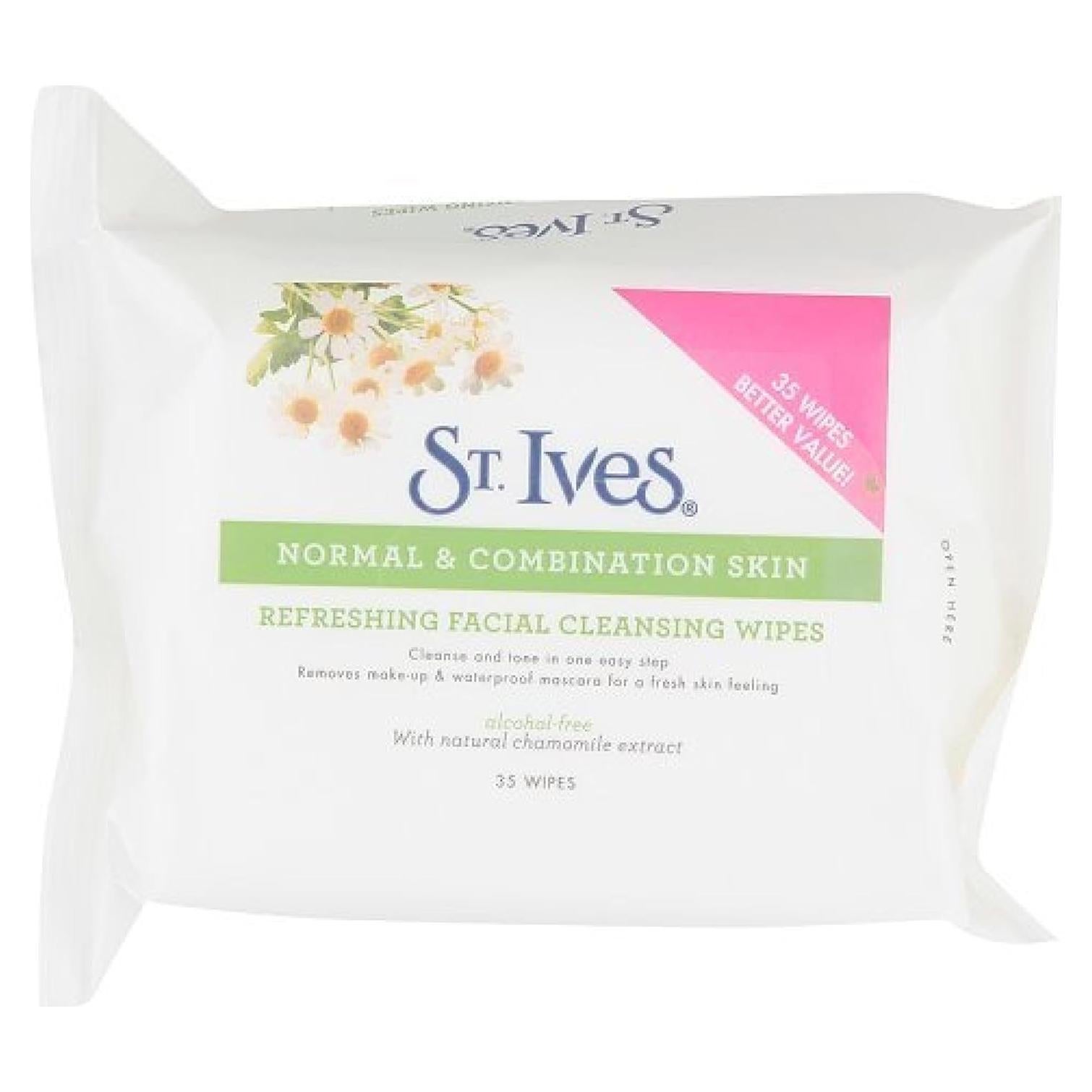 Toallitas Limpiadoras Faciales St. Ives - 35 Unidades