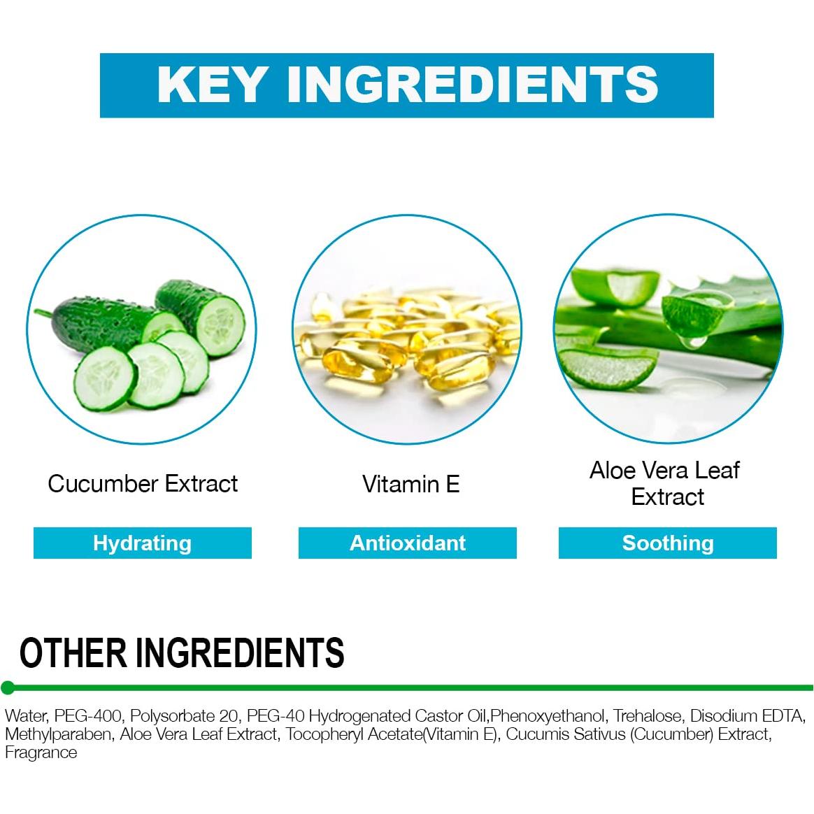 Toallitas Desmaquillantes Epielle Pepino 30 Unidades Suaves