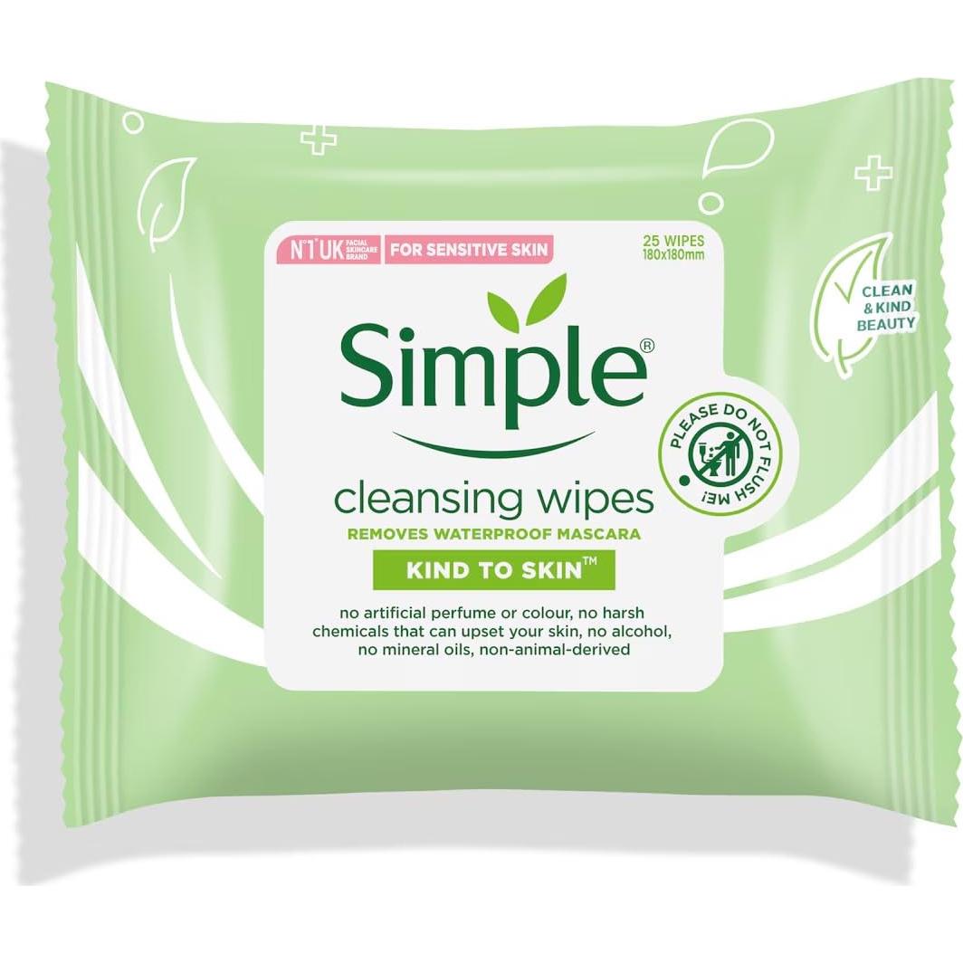 Toallitas Faciales Limpiadoras Unilever 25 Unidades Paquete de 6