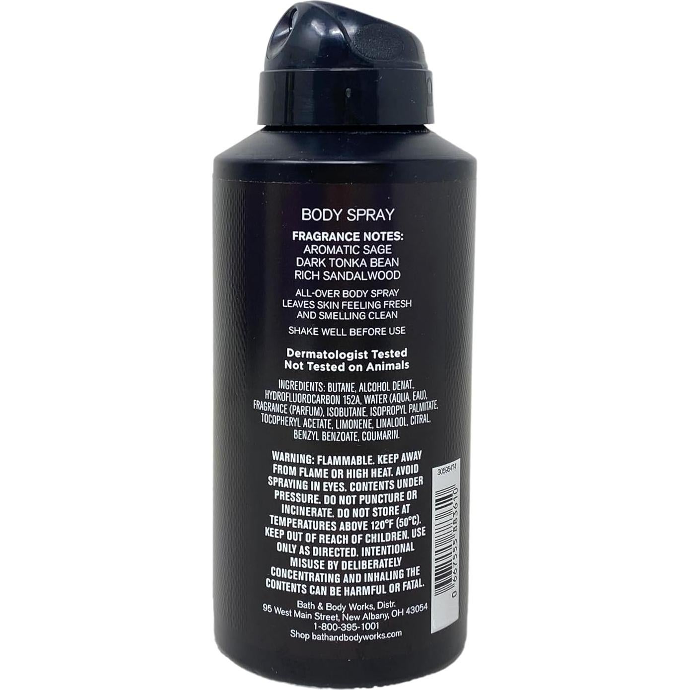 Conjunto de Regalo Black Tie Bath & Body Works - 3 Piezas