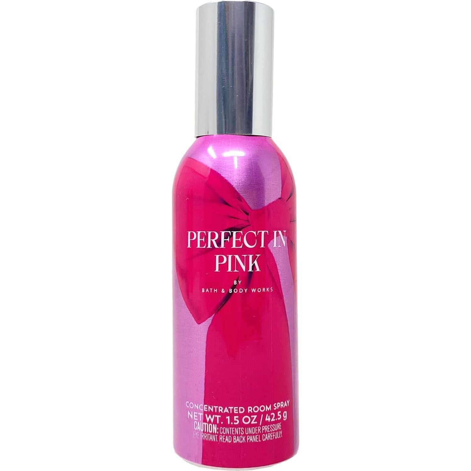 Spray de Habitación Concentrado Baño y Cuerpo Trabajos Perfecto en Rosa - 2 Piezas con Jabón de Sal de Himalaya