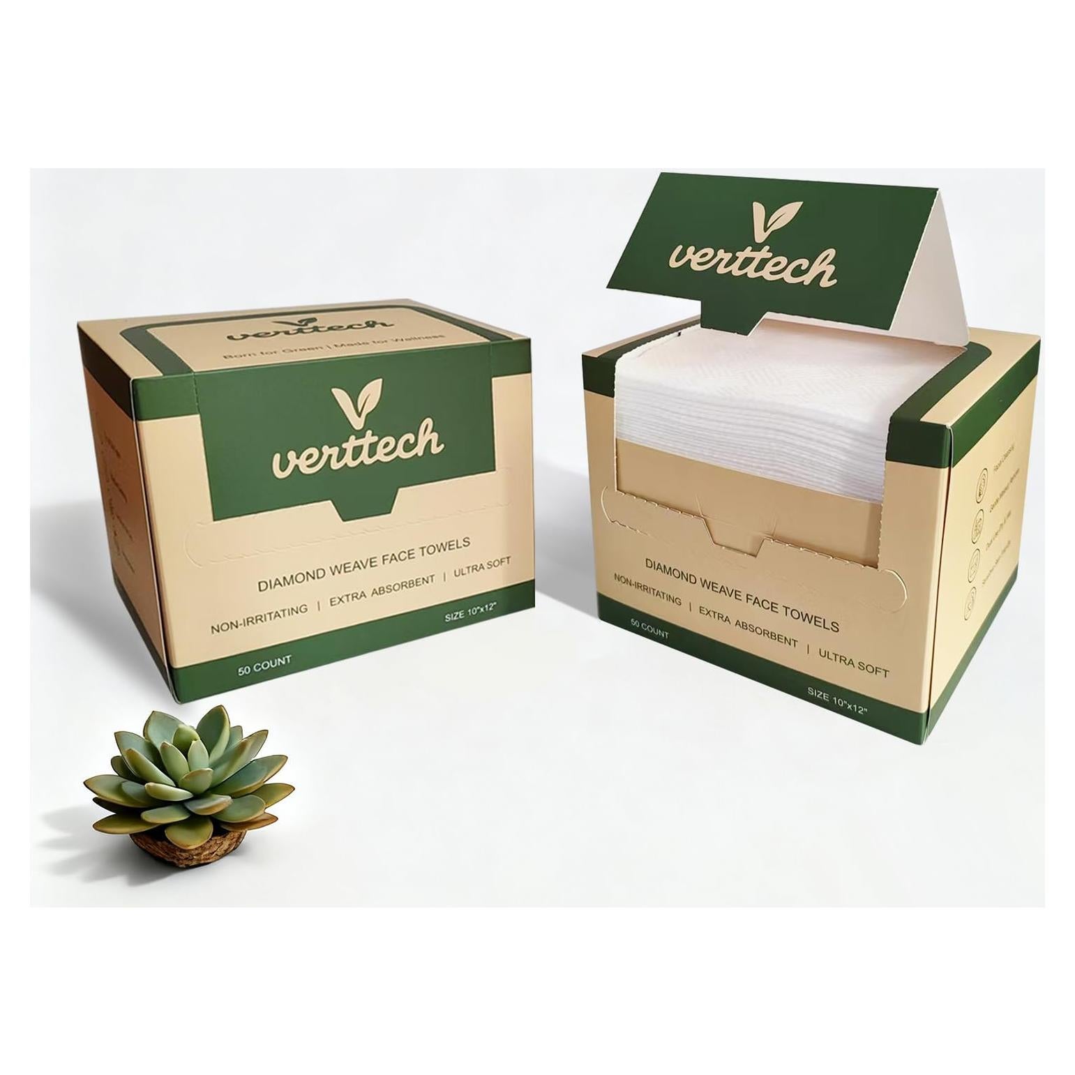 Toallas desechables ultra absorbentes Verttech 100 unidades