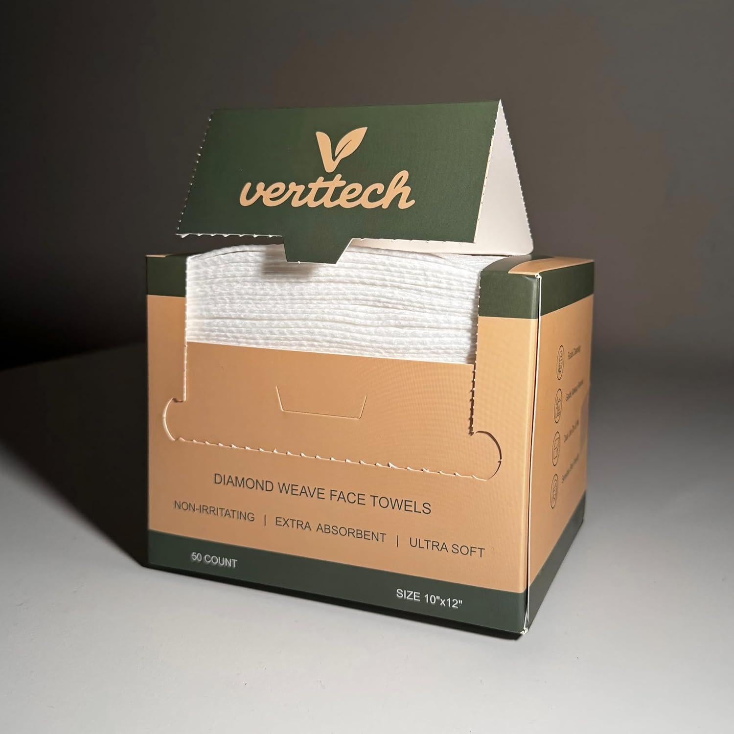 Toallas desechables ultra absorbentes Verttech 100 unidades