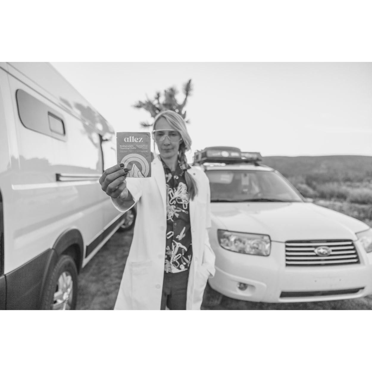 Toallitas Limpiadoras Biodegradables Allez Outdoor 20 Unidades