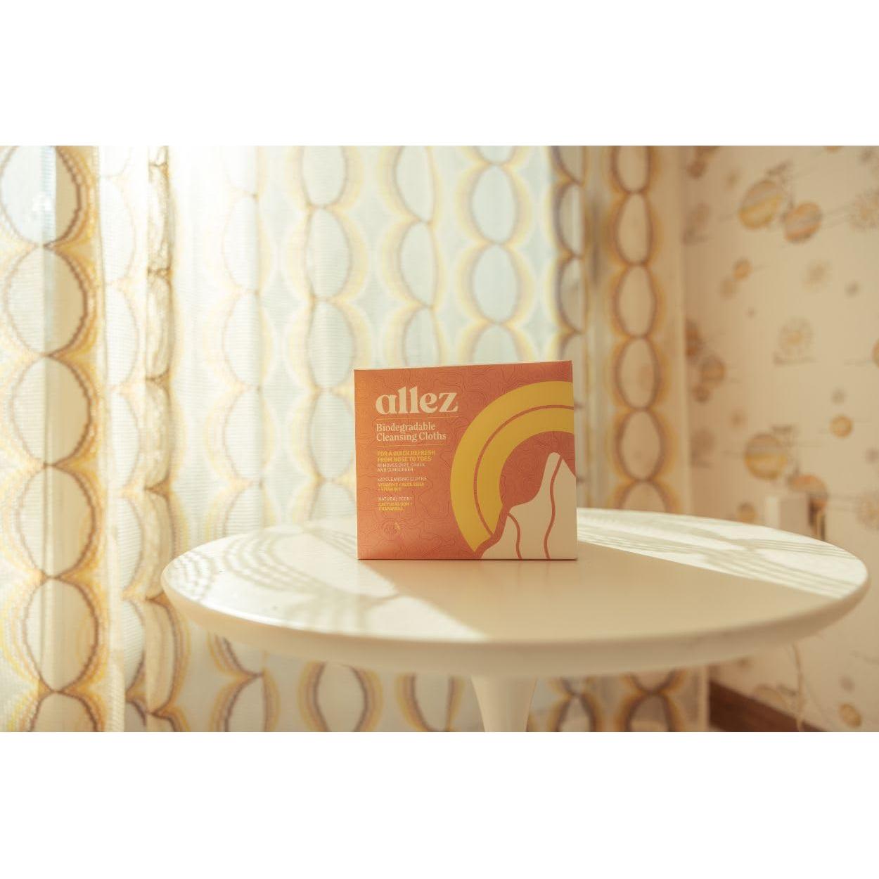 Toallitas Limpiadoras Biodegradables Allez Outdoor 20 Unidades