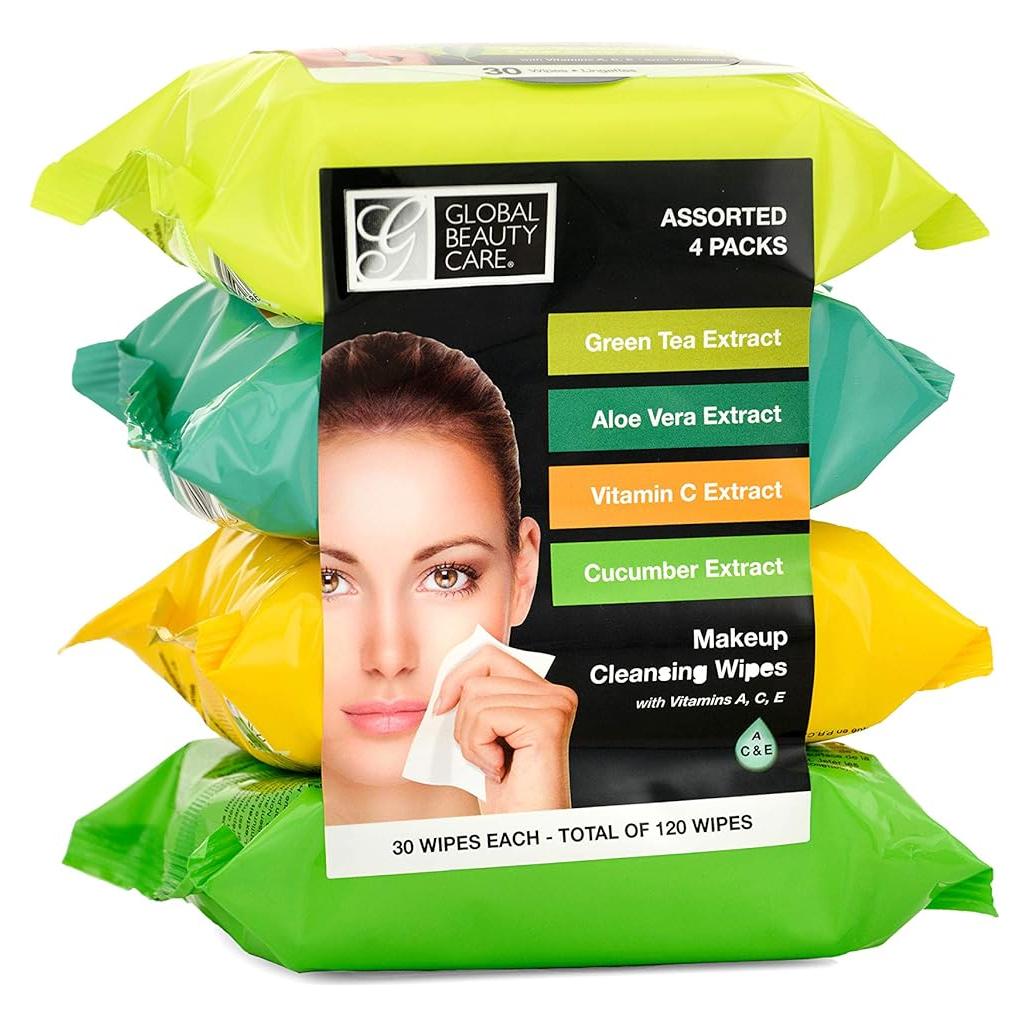 Toallitas Desmaquillantes Global Beauty Care 120 Unidades 4-Pack