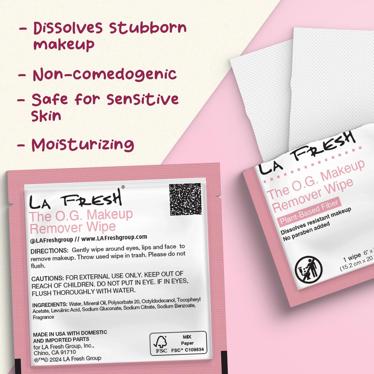 Toallitas Desmaquillantes Faciales La Fresh, 50 Unidades, Hidratantes