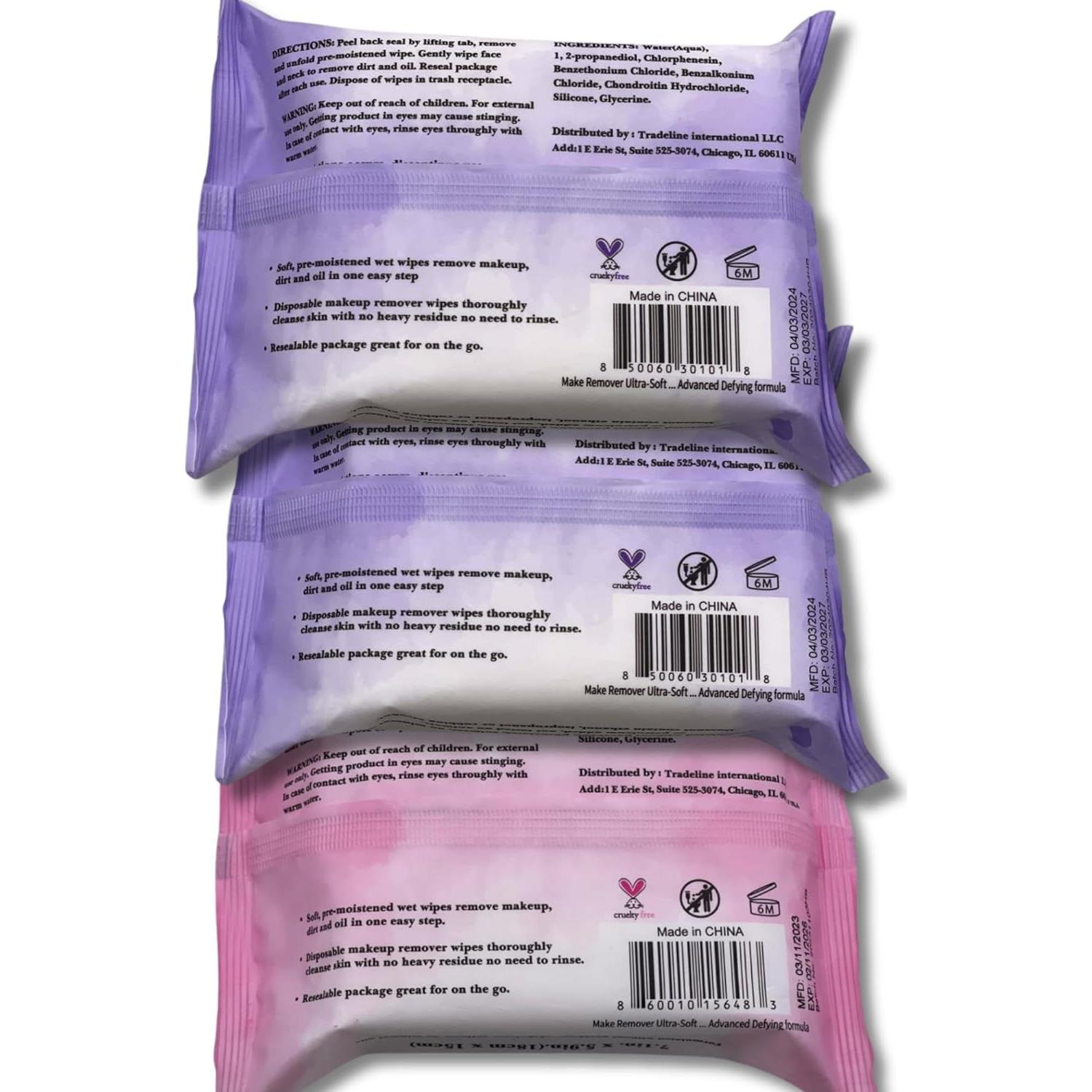 Toallitas Desmaquillantes Hipoalergénicas Mivida - 75 Unidades