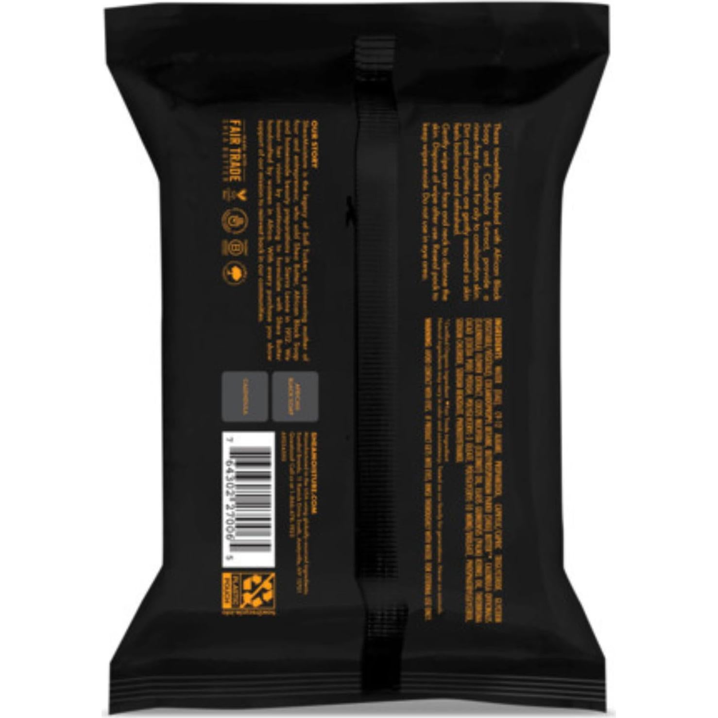 Toallitas Desmaquillantes Shea Moisture Jabón Negro 60 Unidades