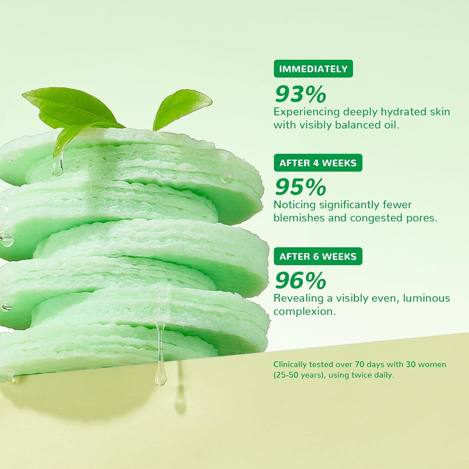 Almohadillas Limpiadoras ANAI RUI con Té Verde y Romero 50pcs