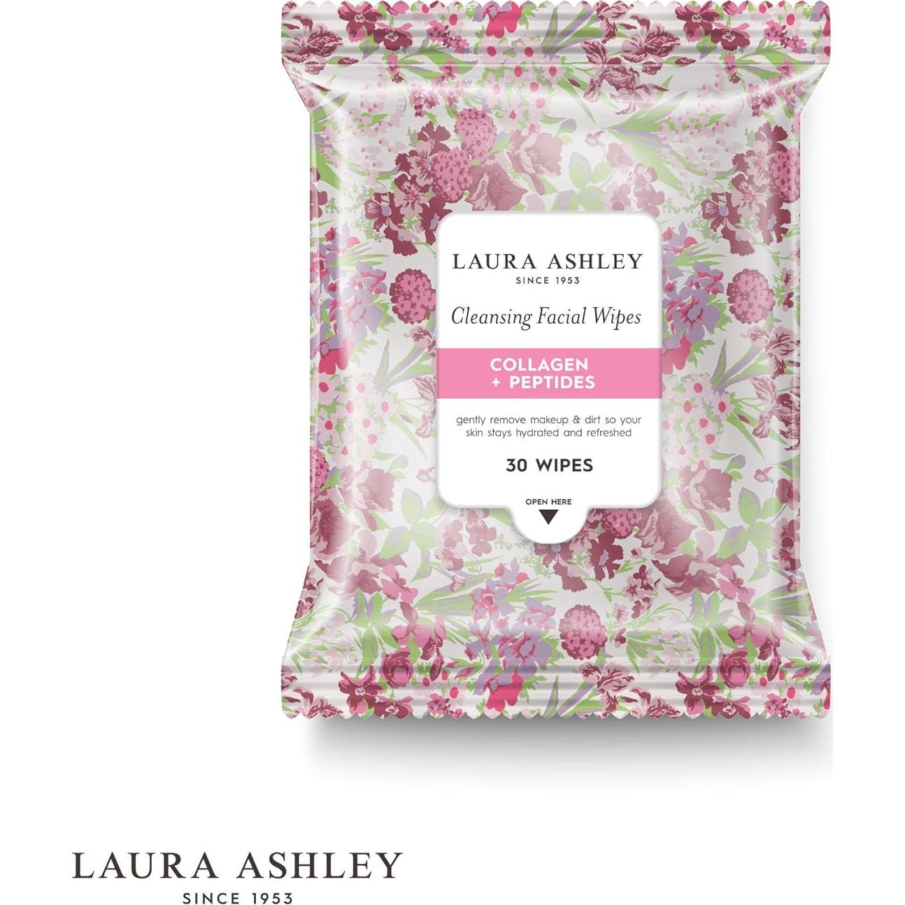 Toallitas Faciales Desmaquillantes Laura Ashley - 120 Pcs
