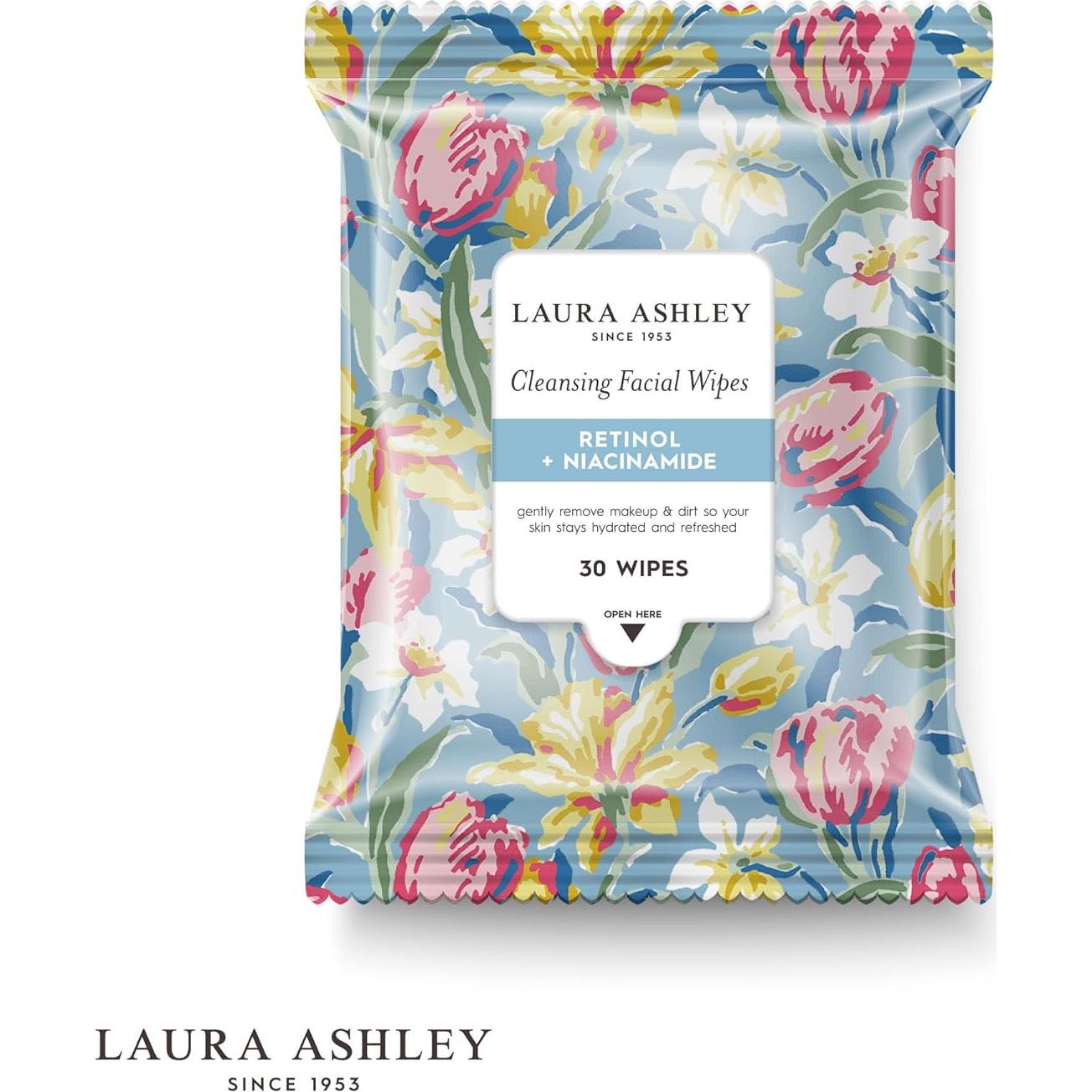 Toallitas Faciales Desmaquillantes Laura Ashley - 120 Pcs