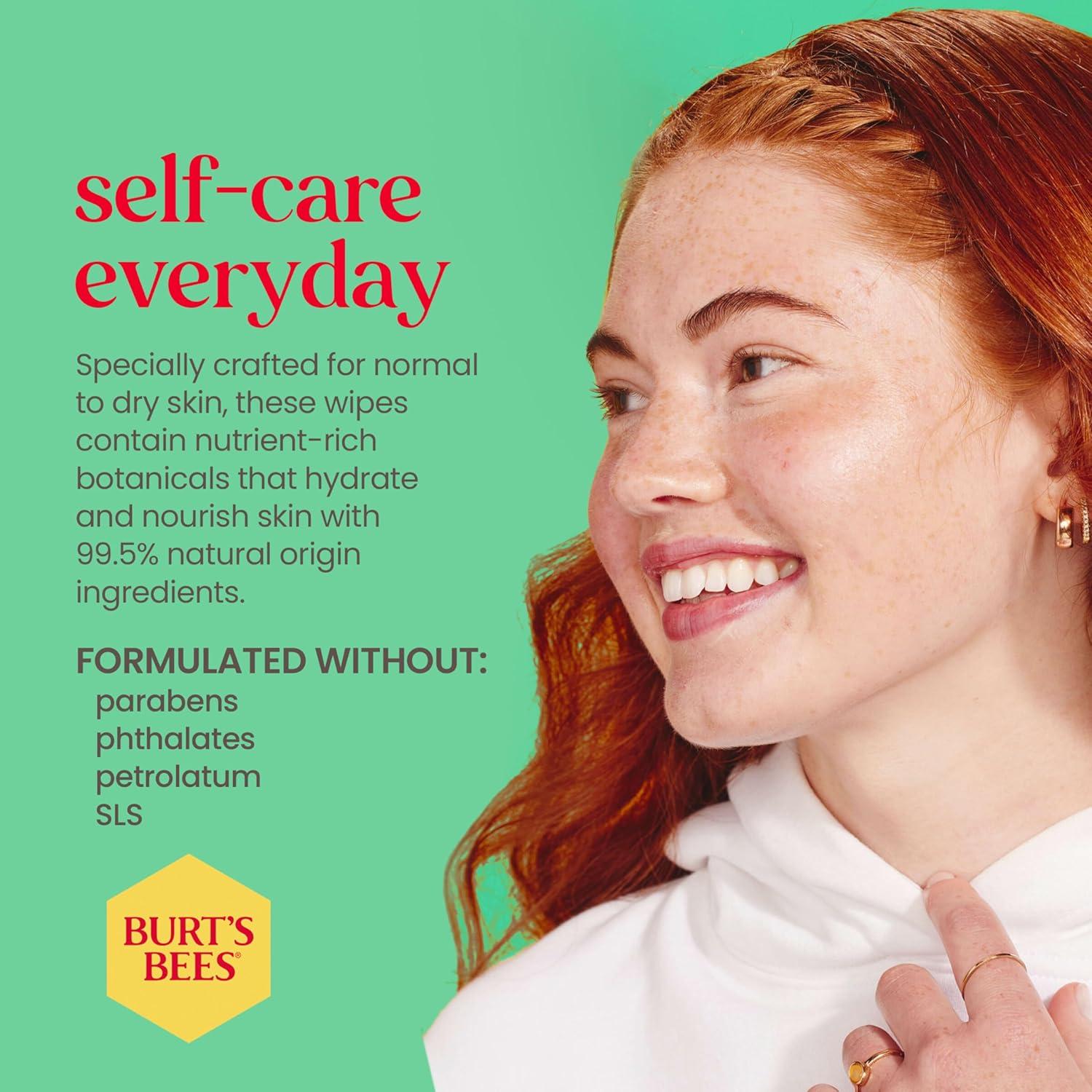 Toallitas Faciales Refrescantes Burt's Bees 30 Unidades