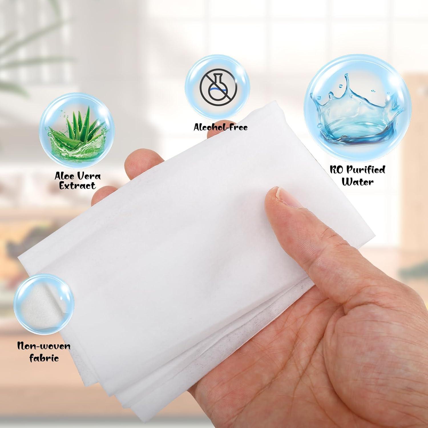 200 Toallitas Corporales Individuales Enjamyo 17.78x19.81cm