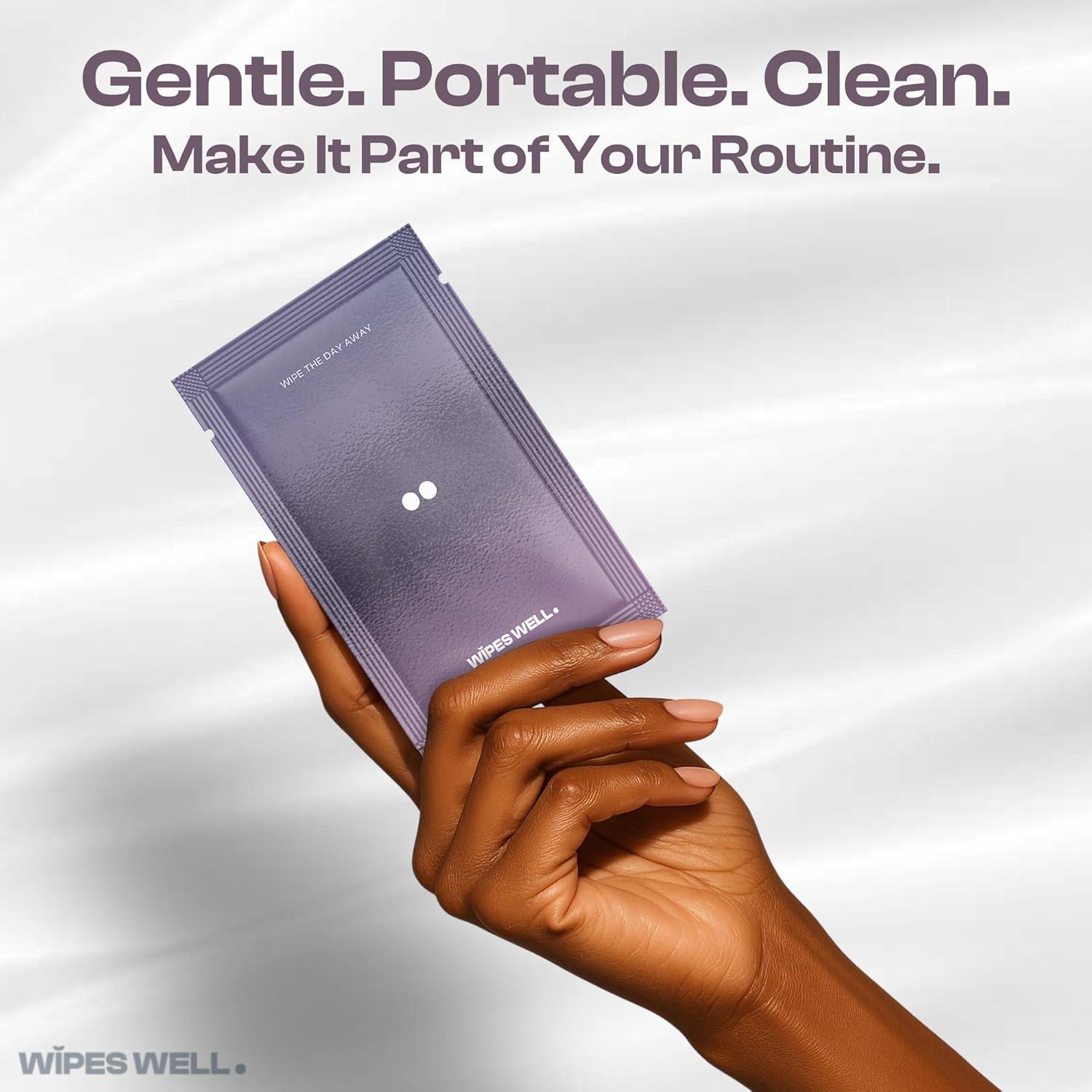 Toallitas Desmaquillantes Veganas Wipes Well 21 Unidades Sin Fragancia