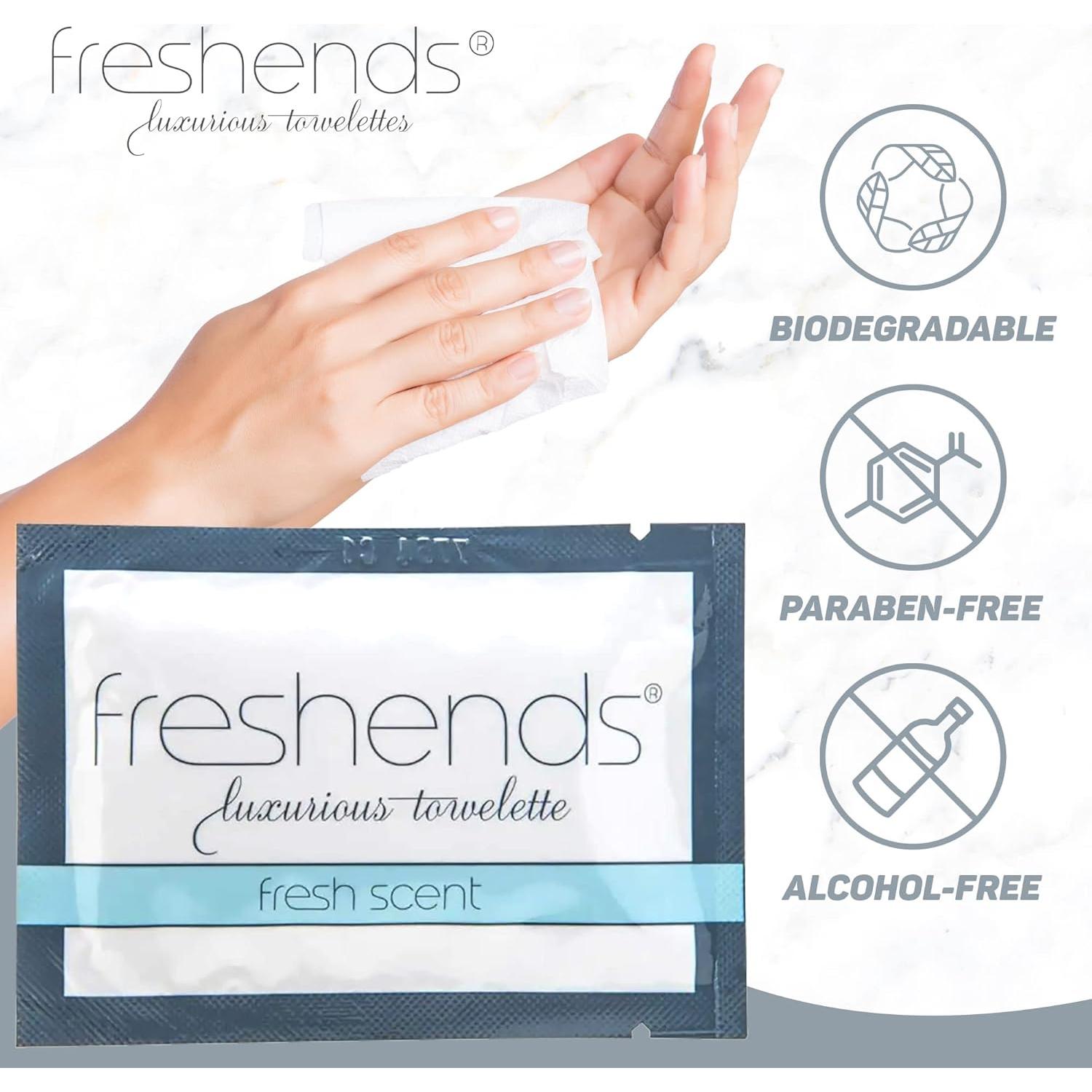 Toallitas Húmedas Desechables Freshends - 300 Unidades - Piel Sensible