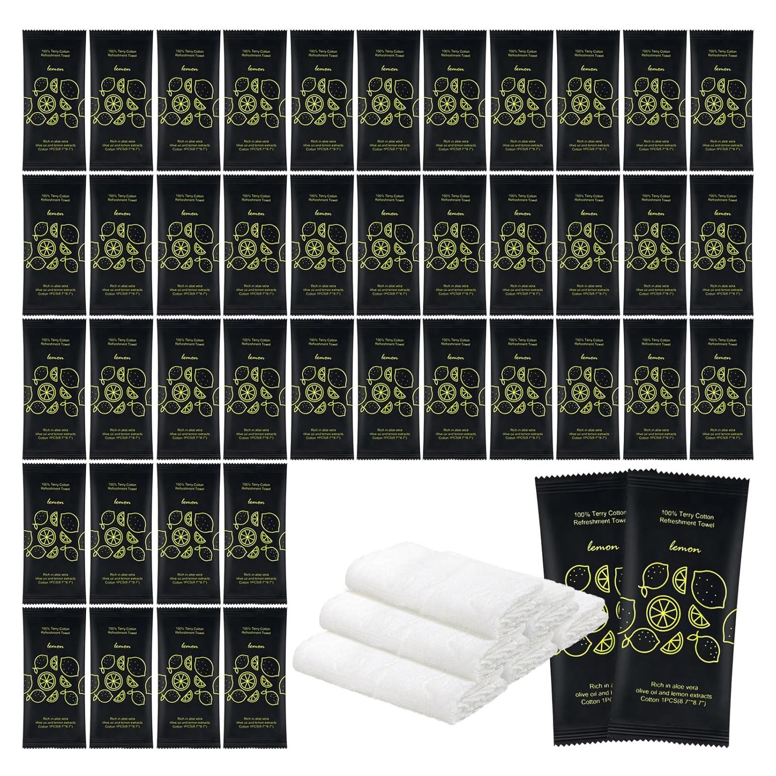 Toallitas Húmedas de Algodón Twoworld 200 Unidades Aroma Limón