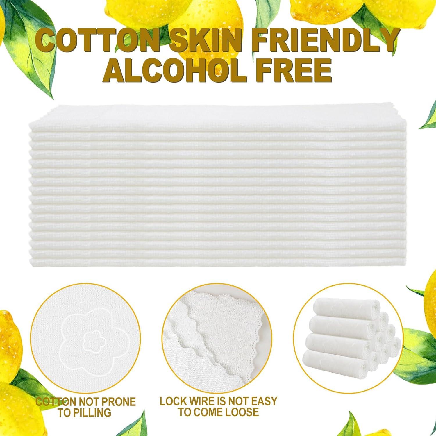 Toallitas Húmedas de Algodón Twoworld 200 Unidades Aroma Limón