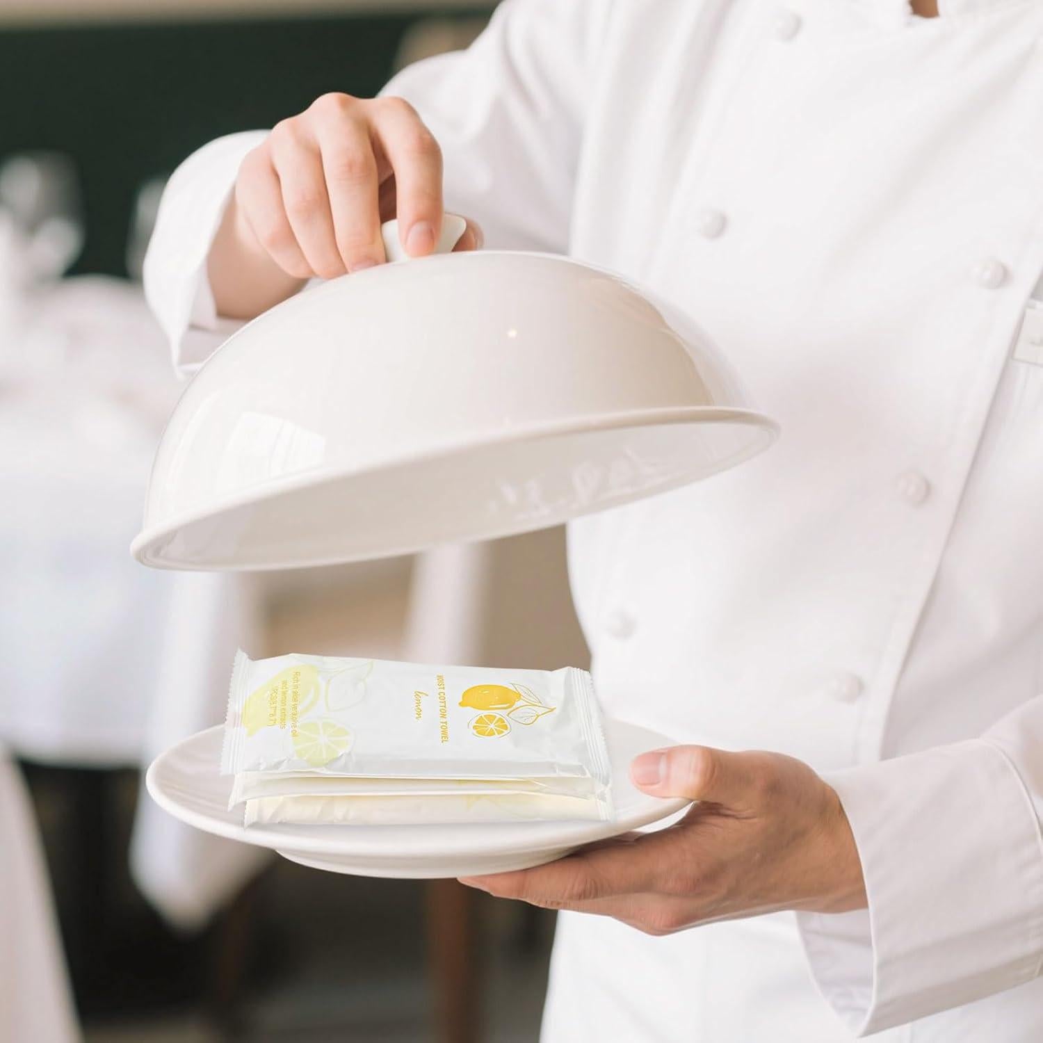 Toallas Húmedas de Algodón Twoworld 100 Unidades Limón