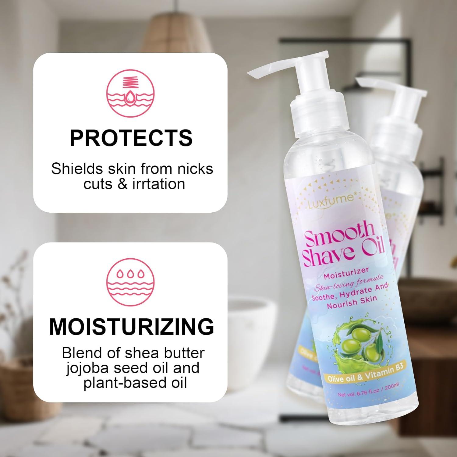 Aceite de Afeitar para Mujeres Luxfume 199.5 ml - Hidratante