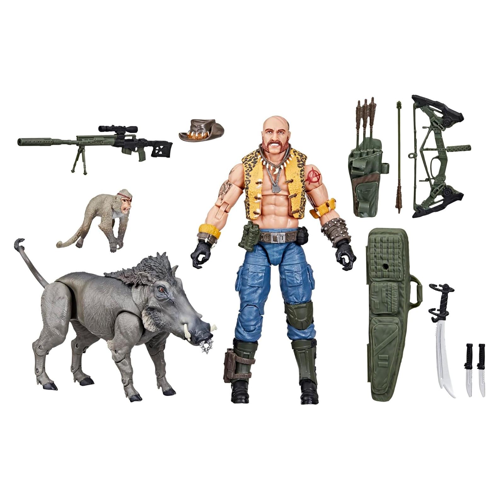 Figura de Acción G.I. Joe Dreadnok Gnawgahyde 150 mm con Accesorios