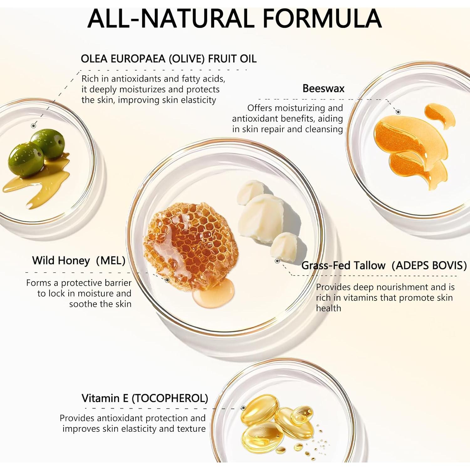 Bálsamo Hidratante Natural Loción Corporal 141g - Sebo de Res