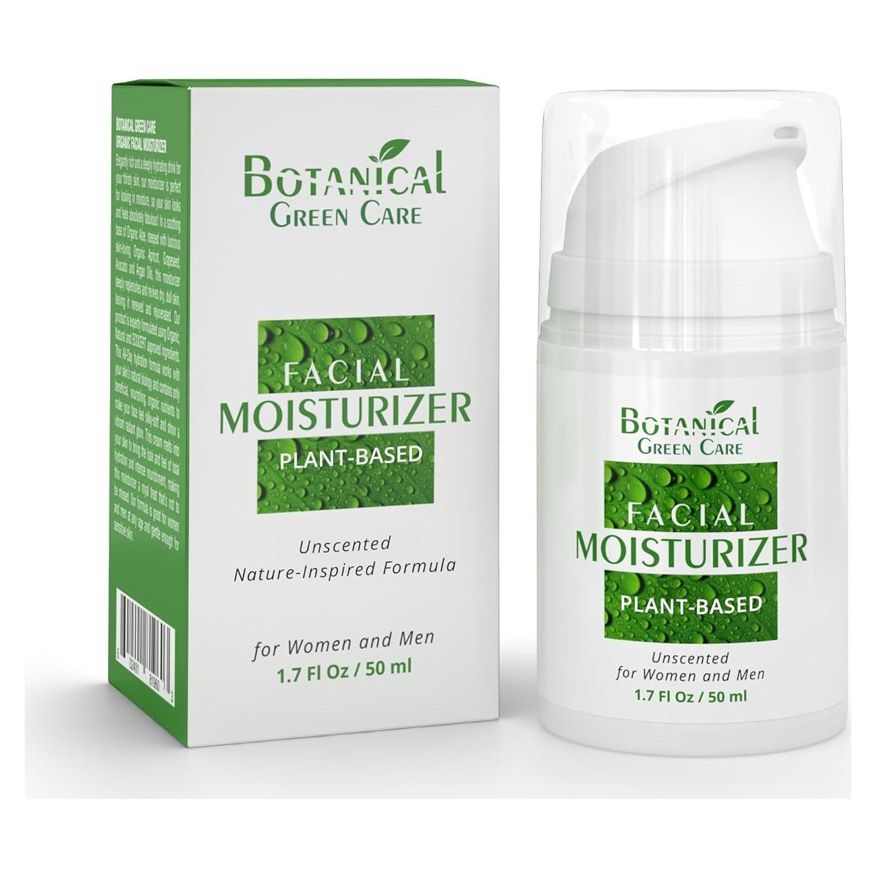 Hidratante Facial Natural Botanical Green Care 72g Piel Sensible