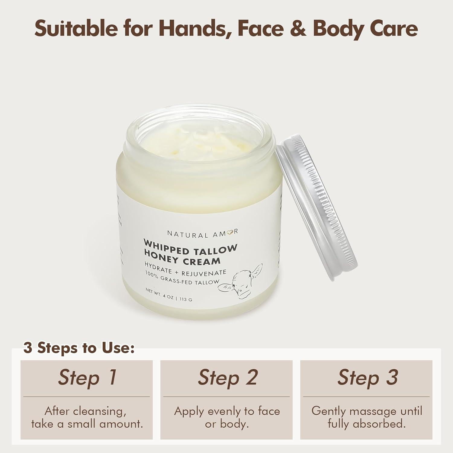 Crema Hidratante Natural 113g - Miel de Manuka y Karité