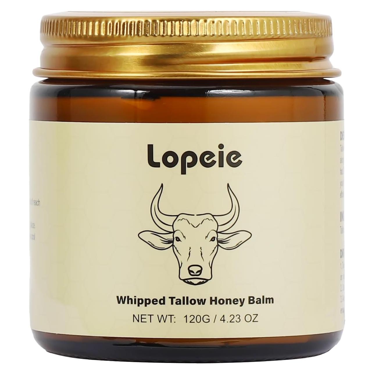 Crema Hidratante Natural Lopeie 120g - Grasa de Res con Miel