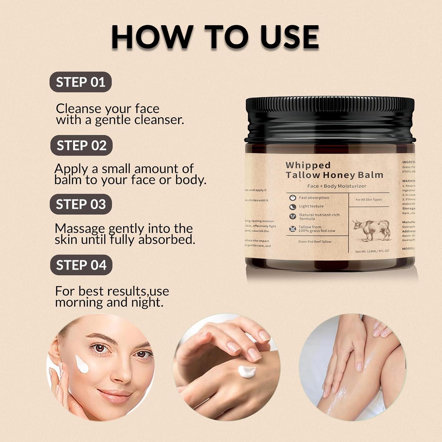 Bálsamo Hidratante Natural Lymznus 113.4 g - Grasa de Res y Miel