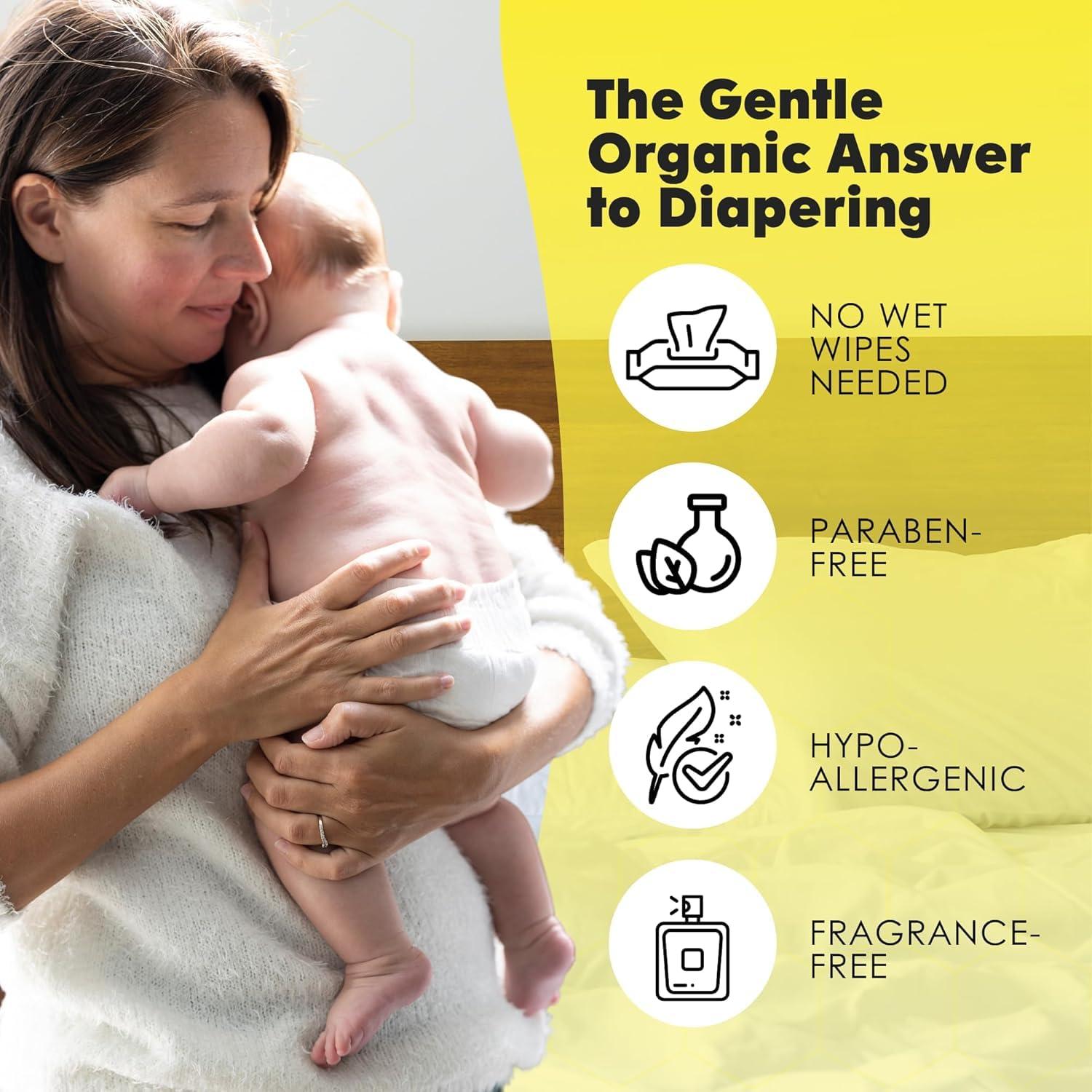 Bálsamo Orgánico para Pañales La Petite Creme 113 g - Crema Suave para Bebés