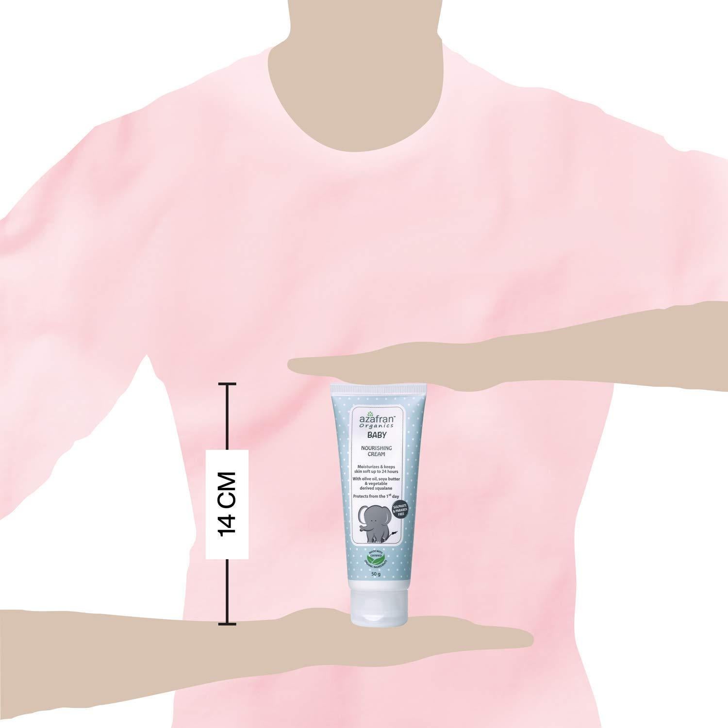 Crema Nutritiva para Bebés Azafran Organics 100g - Hidratante Suave