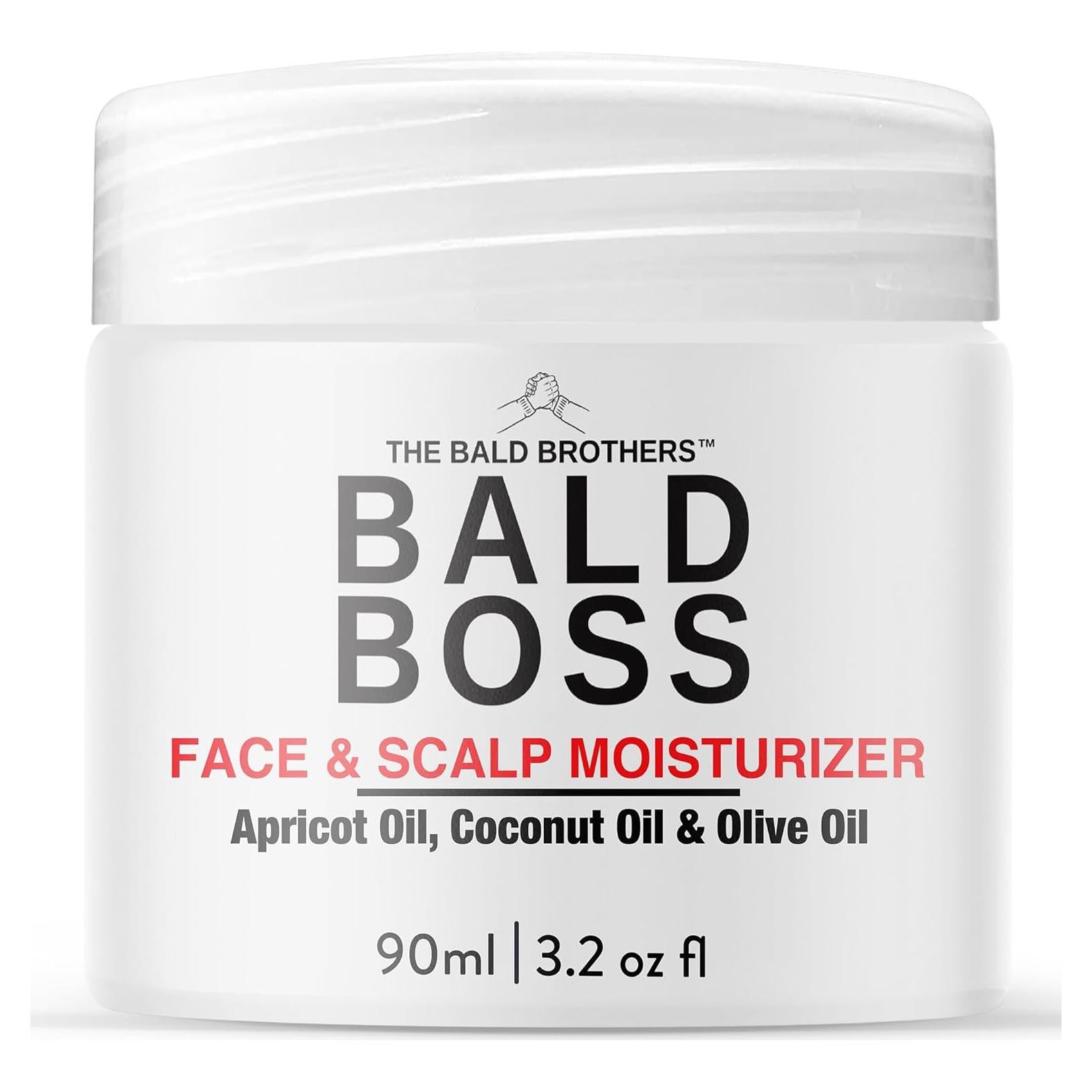 Hidratante Facial Vegano Bald Boss 89 ml - Cuidado Cabeza Calva