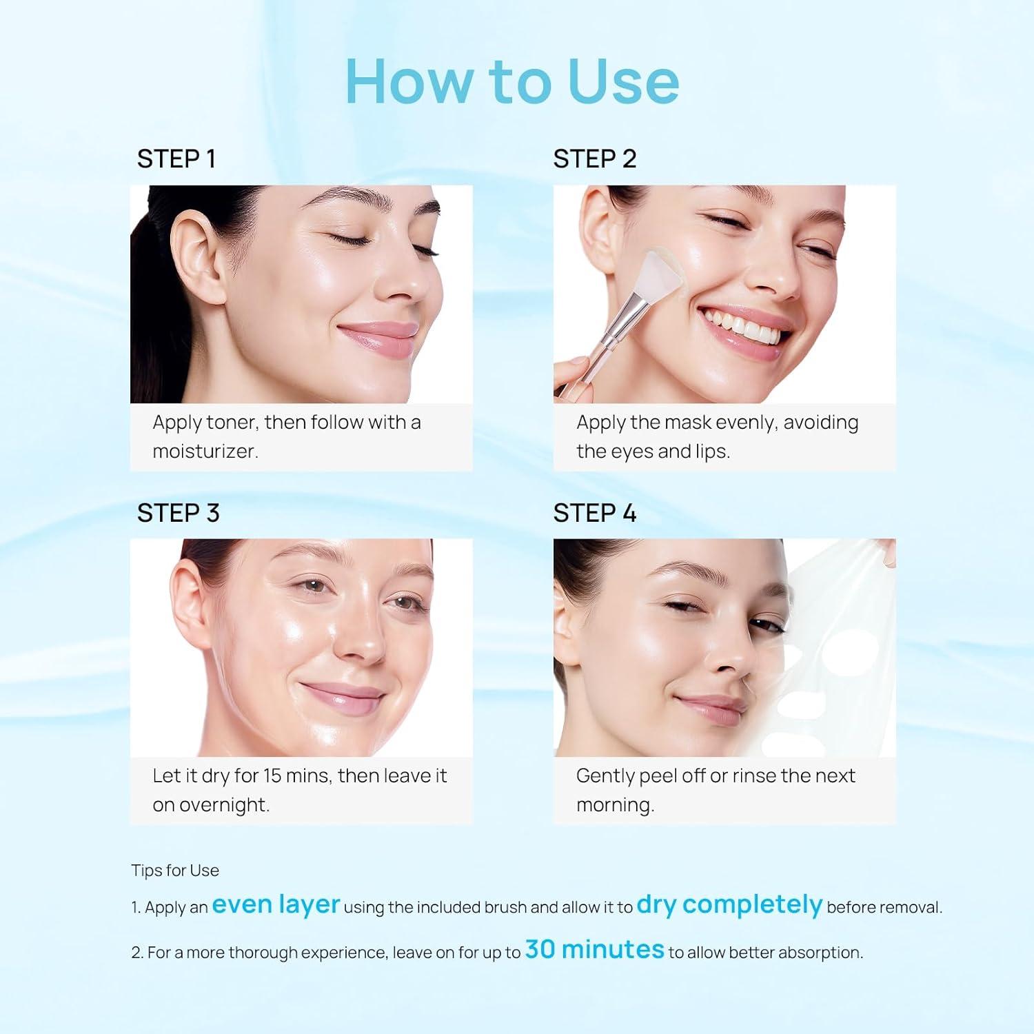 Mascarilla Peel Off Nocturna Bleuvél Colágeno Marino 75ml