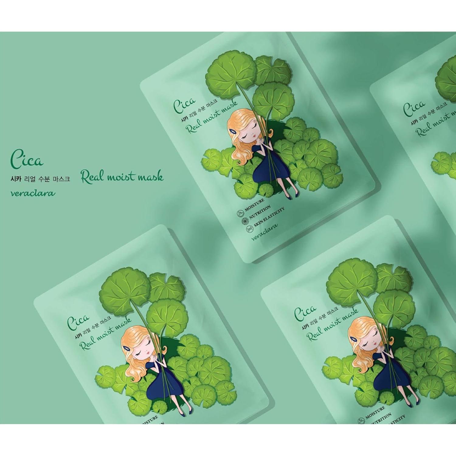 Máscara Facial Coreana Veraclara - Set 12 Esencias Hidratantes