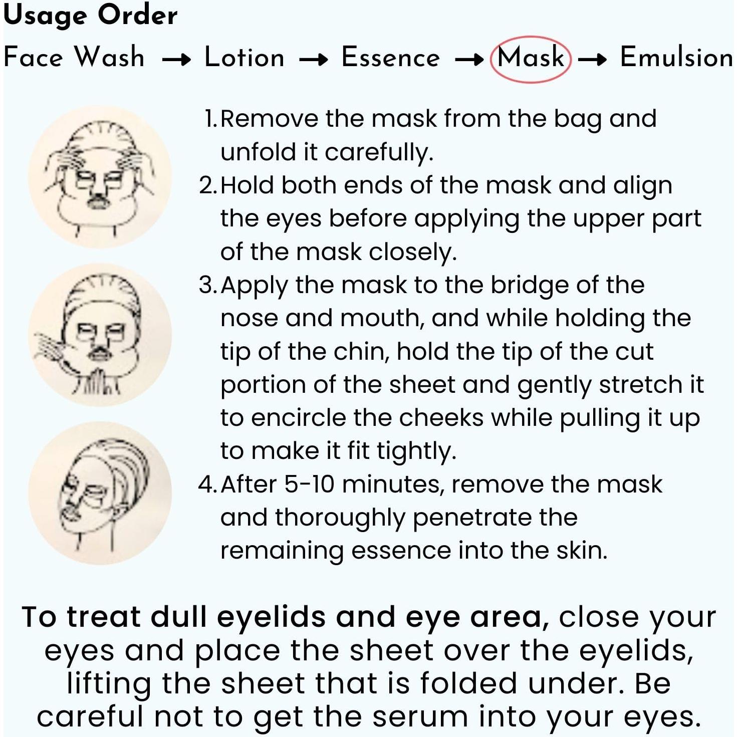 Mascarilla Facial FANCL Iluminadora 6 Hojas Vitamina C