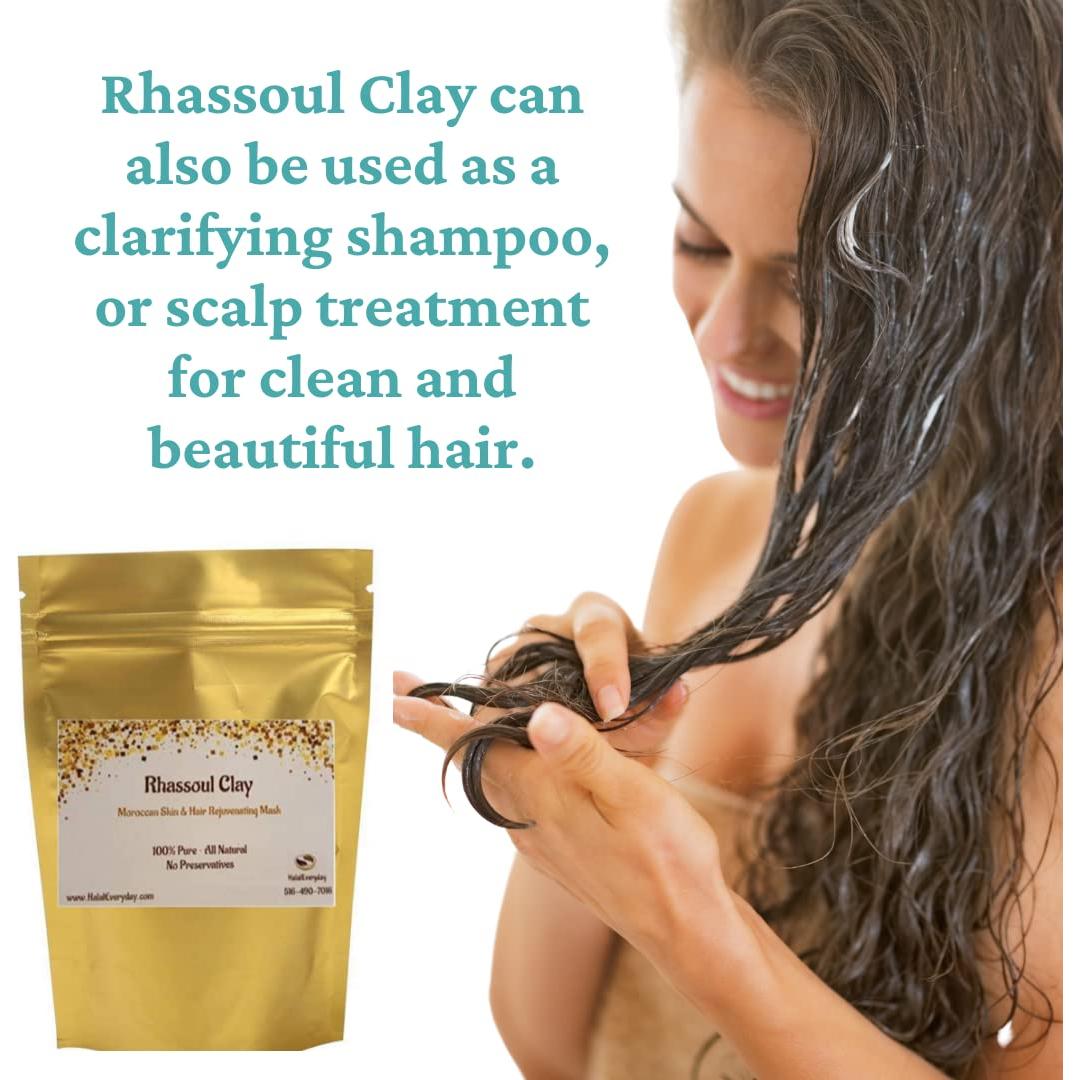 Arcilla Rhassoul 0.45 kg - SAAQIN - Desintoxicante y Rejuvenecedora