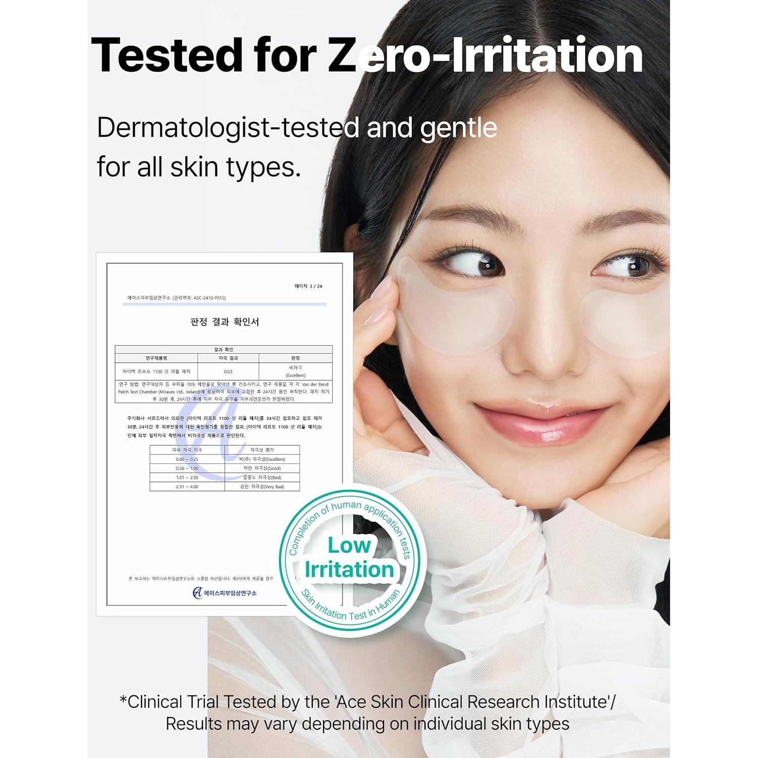 Parche para Ojos CHARDE 1100 Shot - Cuidado Avanzado 8 Parches