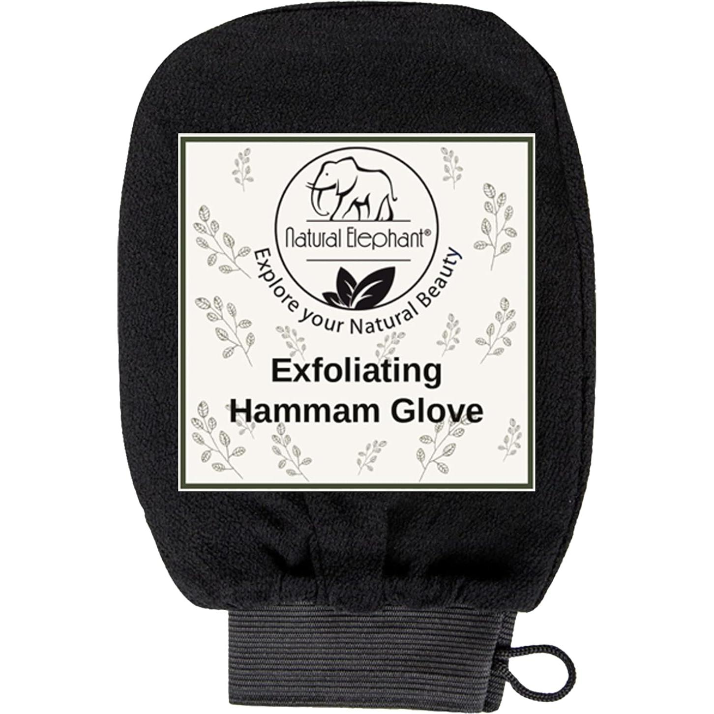 Kit Jabón Negro Marroquí Natural Elephant + Guante Exfoliante